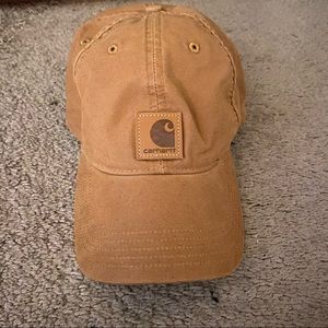 tan carhartt baseball cap unisex, tried on once